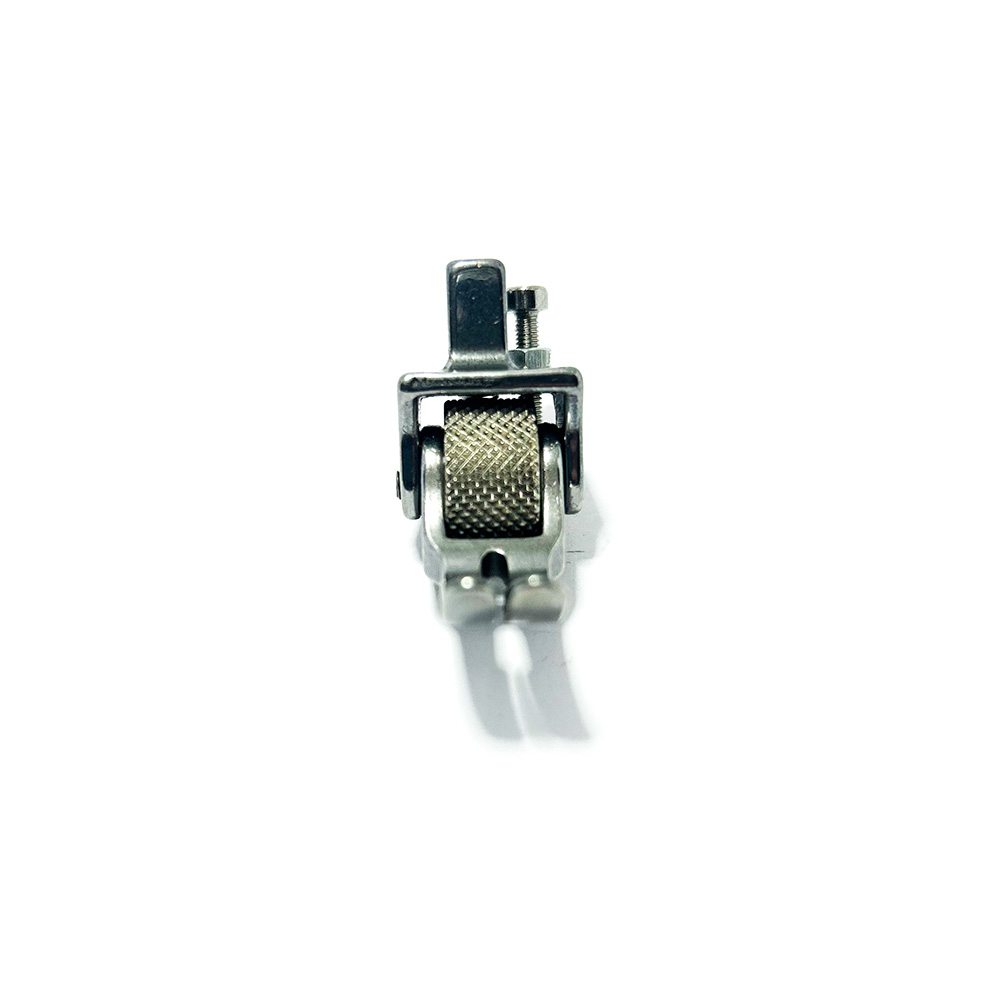 Calcador Pe Ponto Corrido Ponto Preso Maquina reta Calcador Pe Rolo Roda Metalico Estriado 2